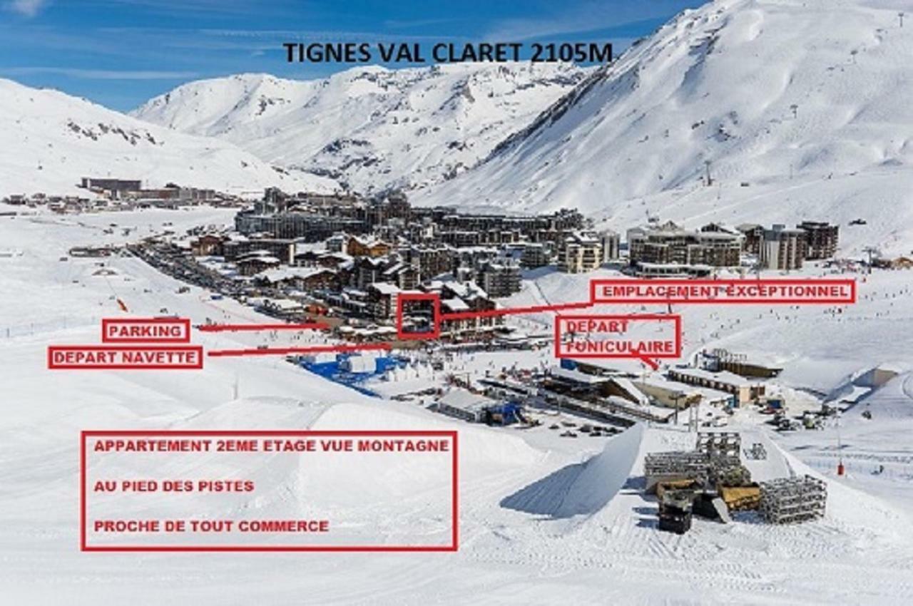 Studio Au Pied Des Pistes Et Funiculaire ティニュ エクステリア 写真